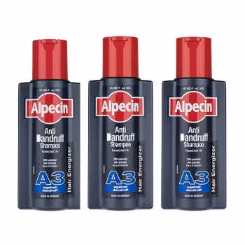 شامپو مو آلپسین مدل A3 Anti Dandruff حجم 250 میلی لیتر مجموعه 3 عددی