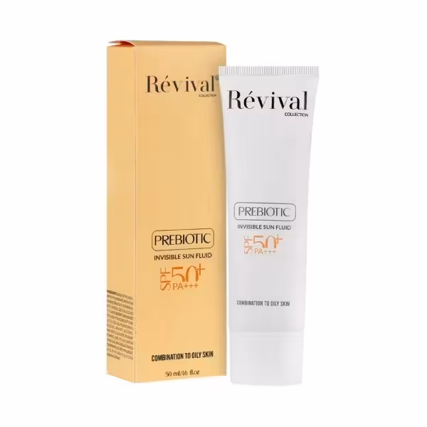 کرم ضد آفتاب بی‌رنگ کلکسیون رویوال، spf 50،پوست‌های چرب و مختلط با حجم 50 میلی‌لیتر