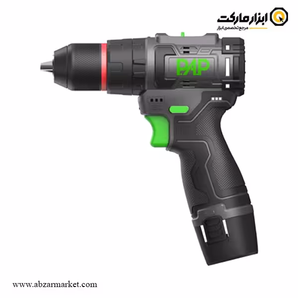 دریل شارژی چکشی PAP براشلس لیتیوم 12 ولت مدل BID-1215