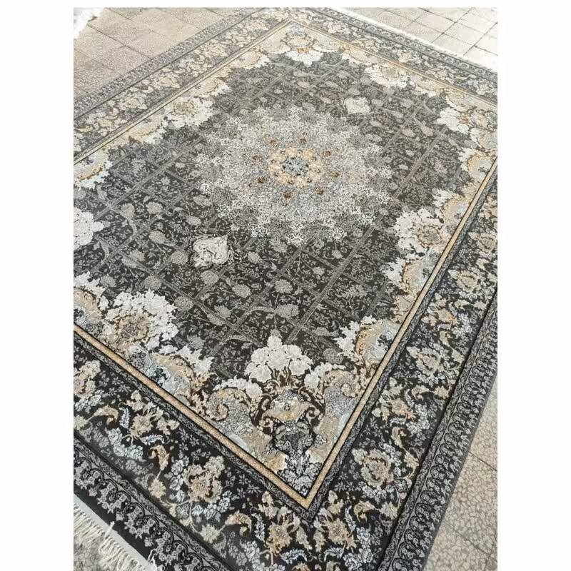 فرش12متری ماشینی کاشان500شانه طرح700شانه ورژن طرح یکتافیلی(باارسال رایگان)