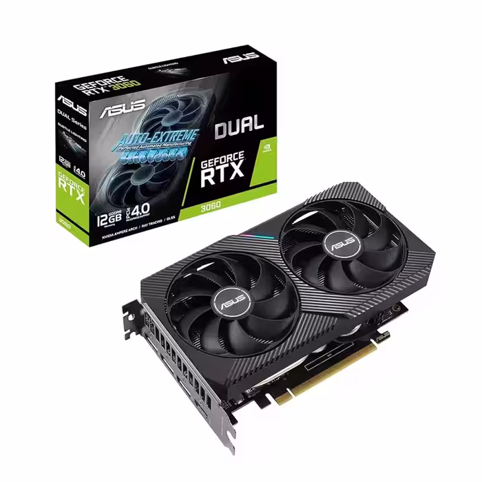کارت گرافیک ایسوس مدل RTX3060-DUAL-OC Edition-12G-DDR6