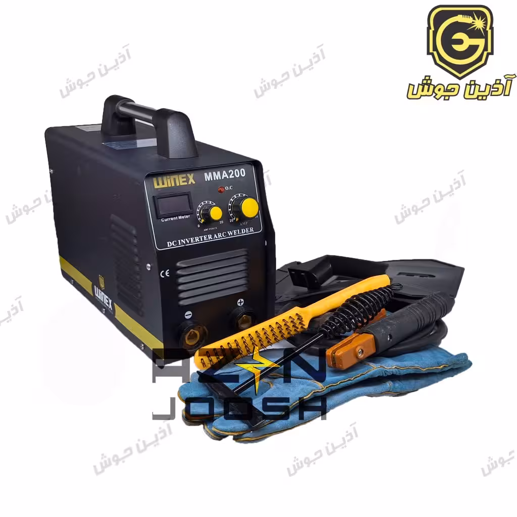 دستگاه جوش اینورتری 200 آمپر وینکس Winex مدل MMA200 به همراه متعلقات