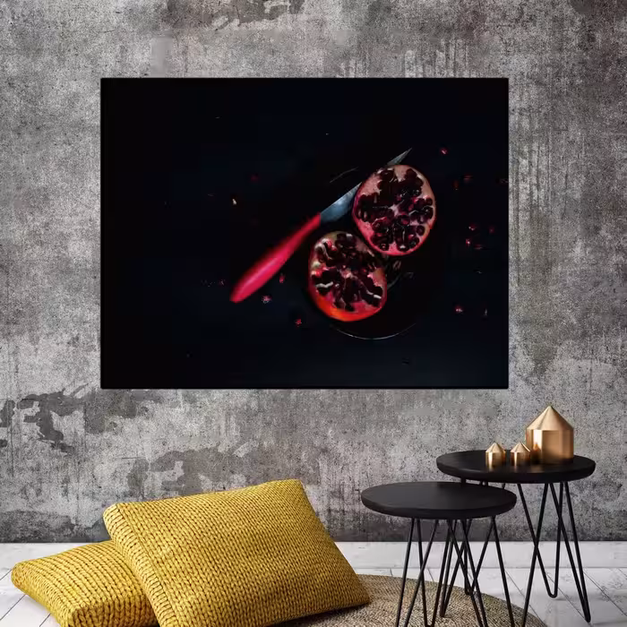 تابلو شاسی بکلیت طرح تبلیغاتی انار قرمز مدل SH-12220