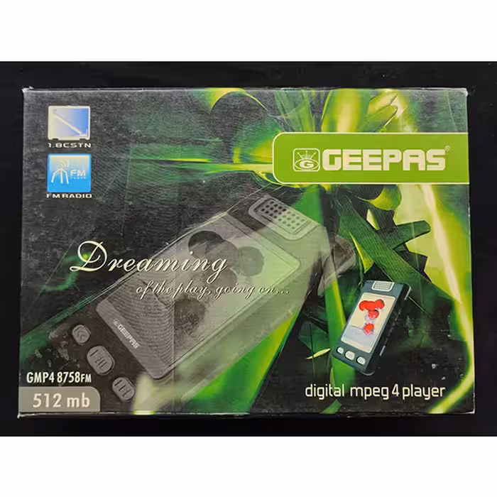 پخش کننده چند رسانه ای موسیقی جیپاس مدل GMP4-8758FM