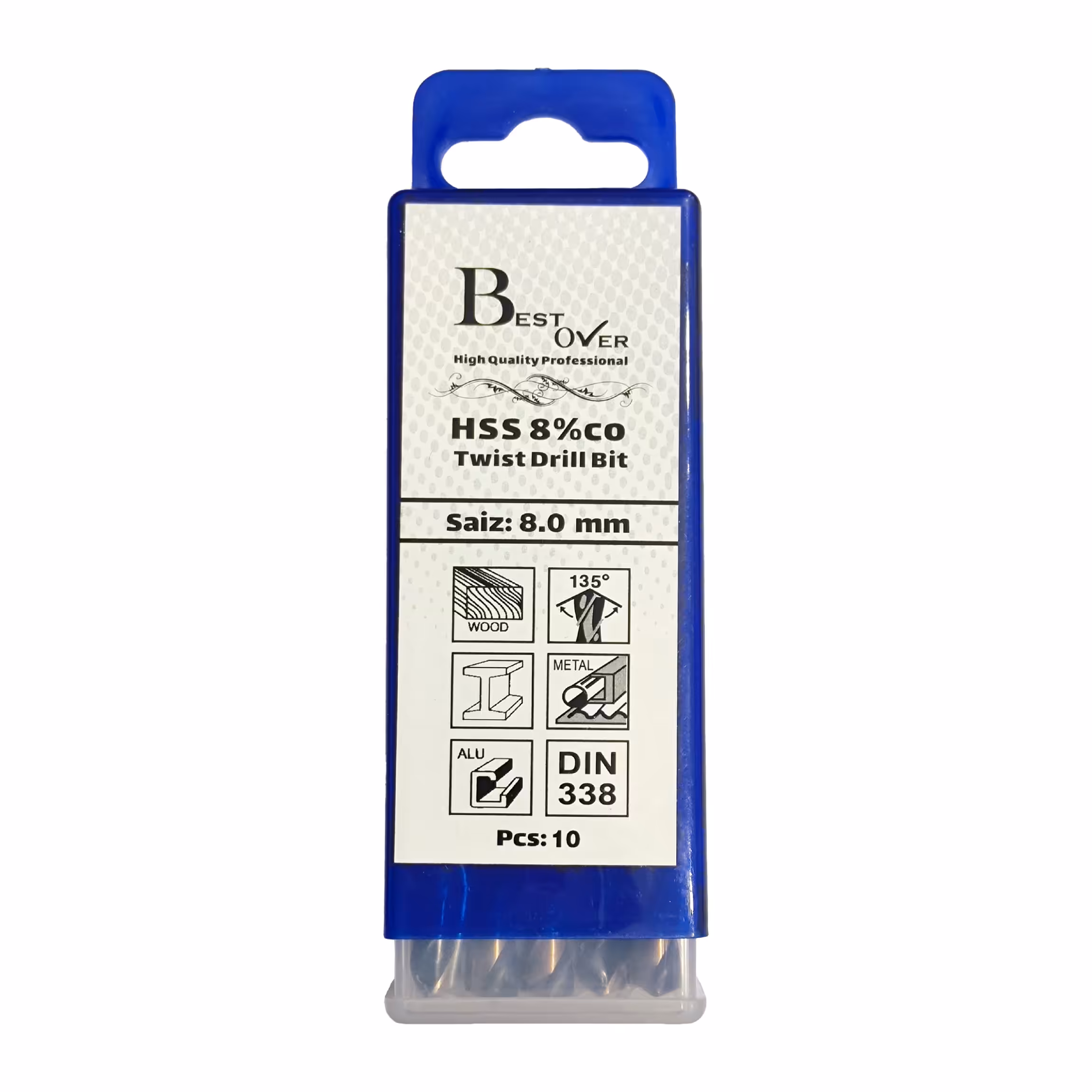 مته کبالت کد 8848 سایز 8 میلیمتر