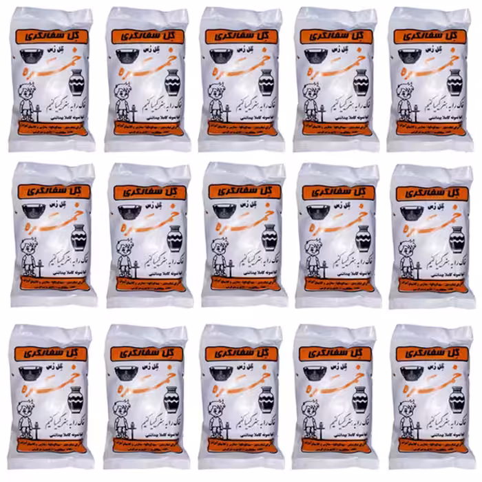 گل سفالگری مدل ASMA کد 352 مجموعه 15 عددی