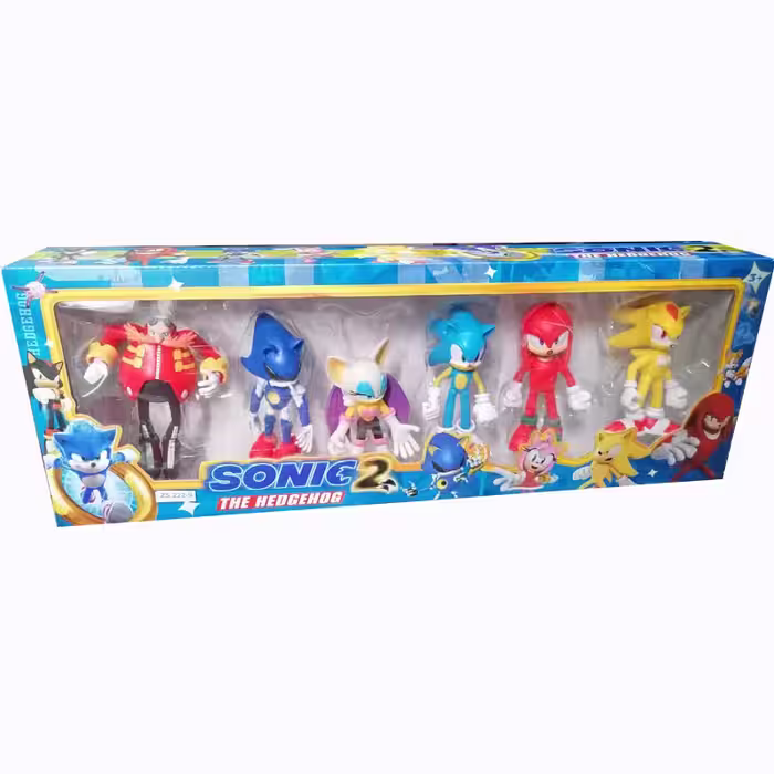 فیگور مدل sonic 2 مجموعه 6 عددی