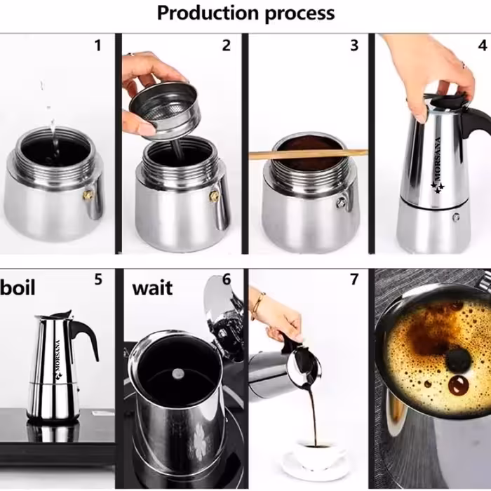 موکاپات مُرسانا مدل 2 کاپ استیل