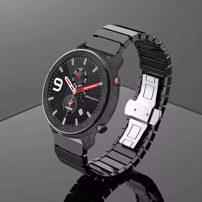 برچسب ماهوت طرح Gloss Transparent مناسب برای ساعت هوشمند شیایومی Amazfit GTR 47mm