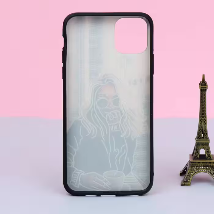کاور طرح دخترانه کد 118 مناسب برای گوشی موبایل اپل iPhone 11 Pro Max به همراه پایه نگهدارنده