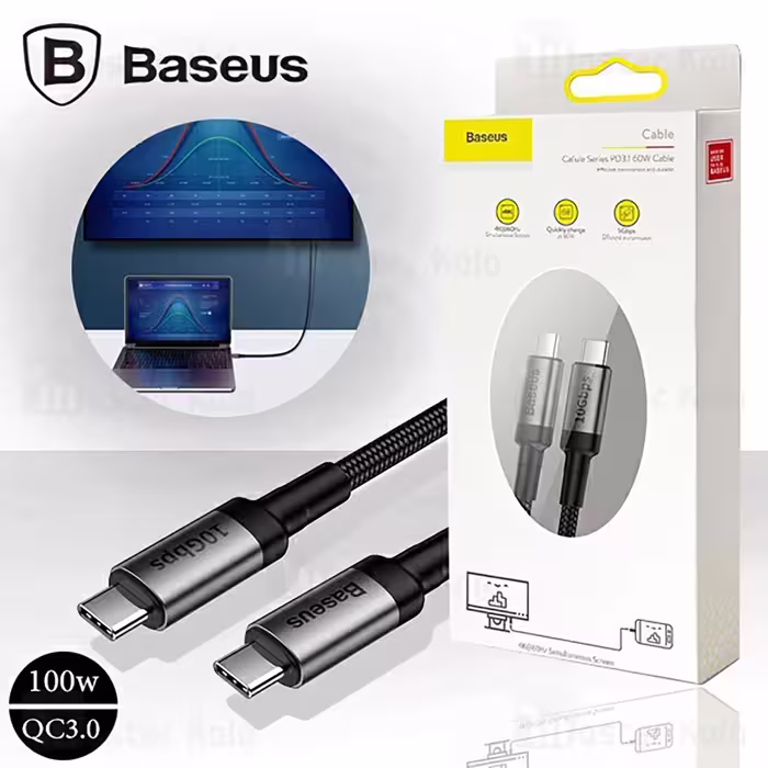 کابل USB-C باسئوس مدل PD3.1 100w طول 1 متر