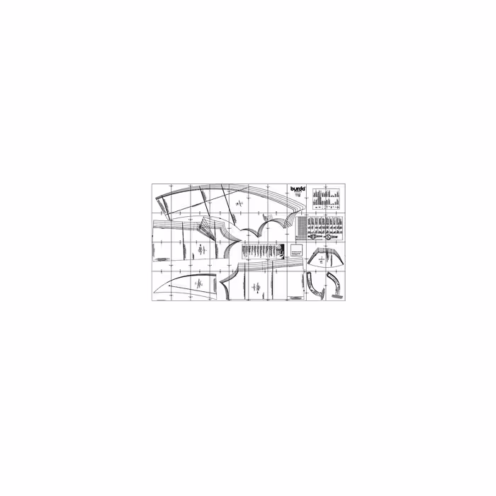 الگو خیاطی تاپ و پیراهن زنانه بوردا استایل کد 6949 سایز 42 تا 52 متد مولر