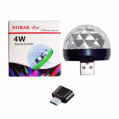 رقص نور مدل اسمال مجیک بال انگشتی USB 4W