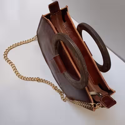 کیف دستی چرمی مدل راش کد  529