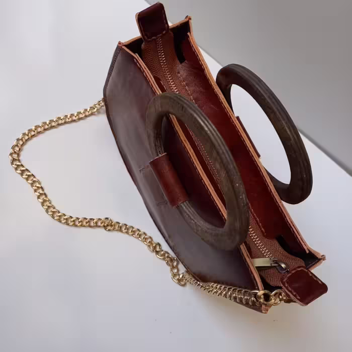 کیف دستی چرمی مدل راش کد  529