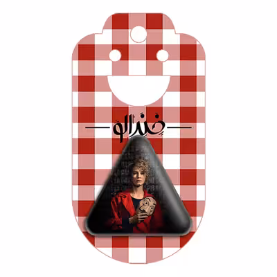 پیکسل خندالو طرح مونیکا سریال Money Heist مدل مثلثی کد 3222