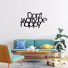 دیوارکوب ماهوت طرح dont worry be happy