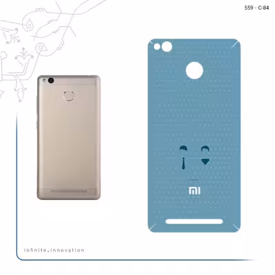 برچسب پوششی ماهوت مدل Minimal Miss and Mister مناسب برای گوشی موبایل شیائومی Redmi 3 Pro