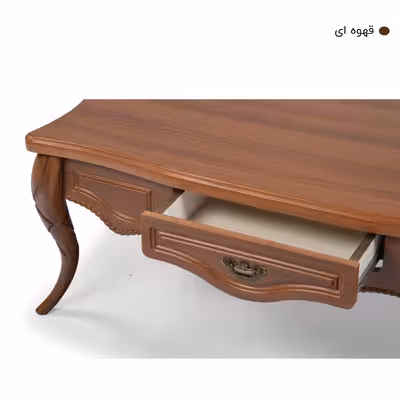 میز پذیرایی میز چوب مدل پیچک مجموعه 4 عددی