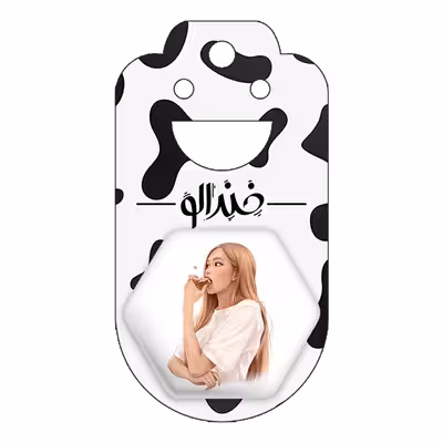 پیکسل خندالو طرح رزی گروه موسیقی بلک پینک مدل شش ضلعی کد 3115