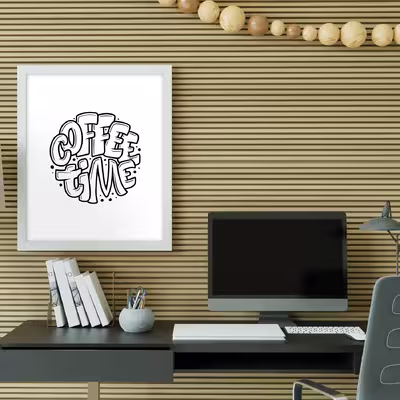 تابلو مدل نوشته انگلیسی طرح COFFEE کد 724