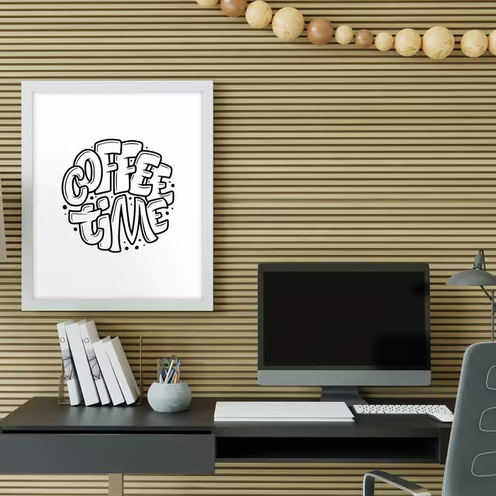 تابلو مدل نوشته انگلیسی طرح COFFEE کد 724