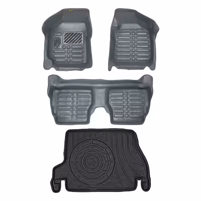     کفپوش پنج بعدی خودرو پانیذ مدل EVA مناسب برای پراید 132 به همراه کفپوش صندوق