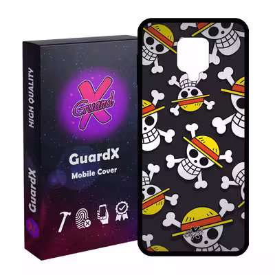 کاور گارد ایکس طرح One Piece Anime مدل Glass10507 مناسب برای گوشی موبایل شیائومی Redmi Note9 Pro/Note 9 Pro Max/Redmi Note 9S/MI Poco M2 Pro