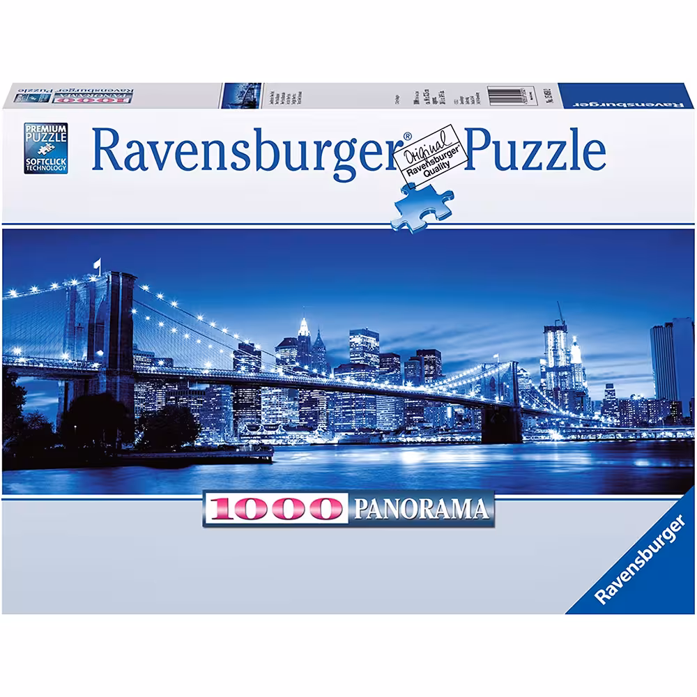 پازل 1000 قطعه پانوراما Ravensburger طرح گرگ و میش نیویورک