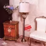 گلدن گیفت اباژور برنز کریستال گل برجسته مدل استند اورانوس 088-505