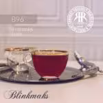 بلیمکس یا پاشاباغچه  فنجان بیسیک لب طلا  KTZB96-55161