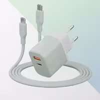 ست شارژر دیواری 35W و کابل USB-C بازیک Velox Bundle EU