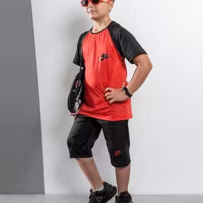 ست تیشرت شلوارک Nike بچگانه مدل Marshal