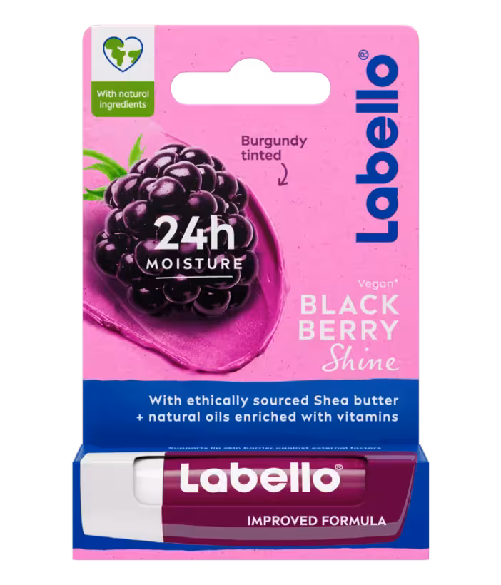 بالم لب لابلو LABELLO مدل BLACK BERRY SHINE حجم 4.8g