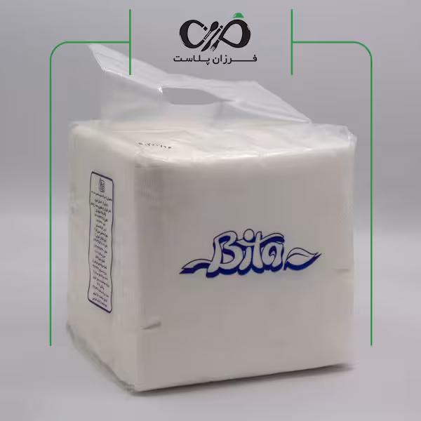 دستمال سفره سفید بیتا Bita (کارتن 6 کیلوگرمی)
