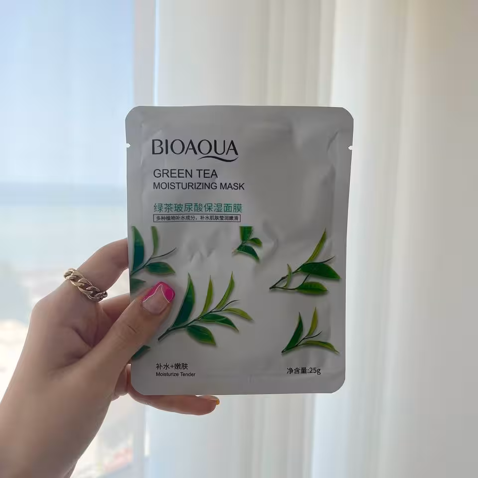 ماسک ورقه ای چای سبز بیو آکوا  آرایشی چترا
