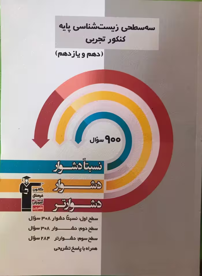 سه سطحی زیست پایه کنکور (رشته تجربی)  قلم چی