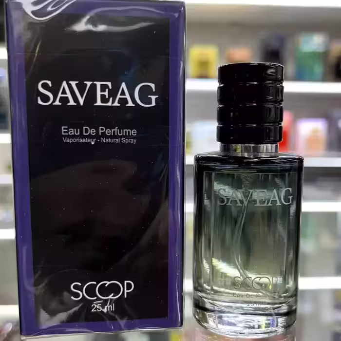 عطر جیبی مردانه اسکوپ مدل sauvage با رایحه خنک حجم 25میلی لیتر  طرح برند اصلی | amazonchi