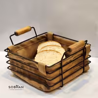سبد نان مربع تیموتی در دو سایز