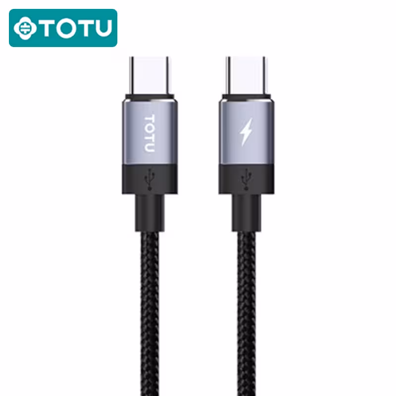 کابل تایپ سی به تایپ سی توتو Totu BT-004 Speedy Series Type-C to Type-C Cable 60W