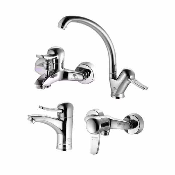 ست چهار تکه شیرآلات درخشان مدل هما (کاسیو)