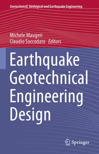 خرید و دانلود نسخه کامل کتاب Earthquake Geotechnical Engineering Design