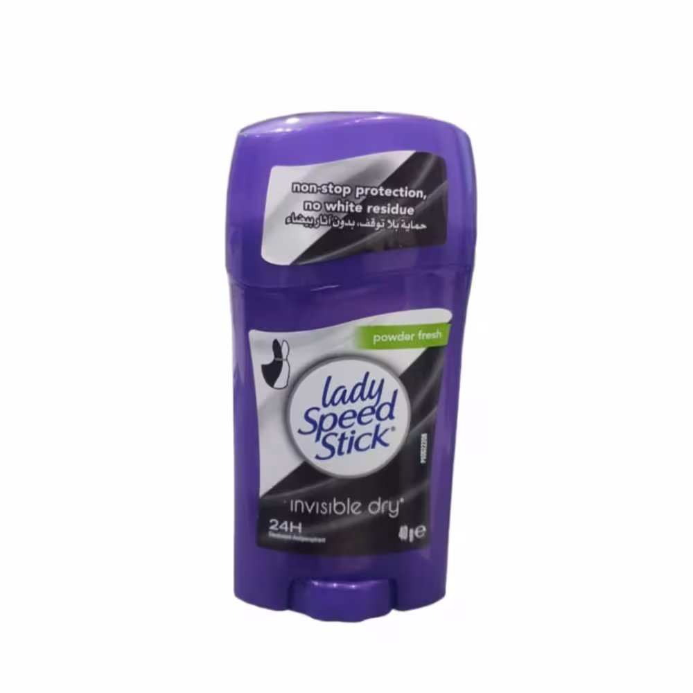 مام استیک ضد تعریق زنانه لیدی اسپید مدل Invisible Dry وزن 40 گرم(رایحه پودر بچه)