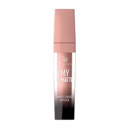 رژ لب مایع و مات گلدن رز Golden rose مدل Liping My Matte شماره 02