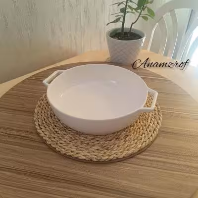 تابه گرد دسته دار سرامیکی