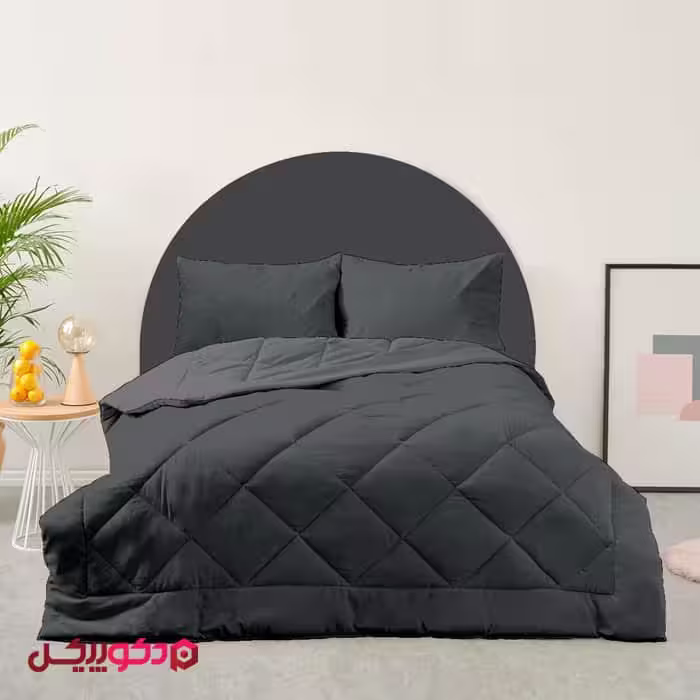روتختی مخمل هاریکا رنگ طوسی سیر MD117