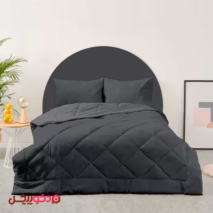 روتختی مخمل هاریکا رنگ طوسی سیر MD117