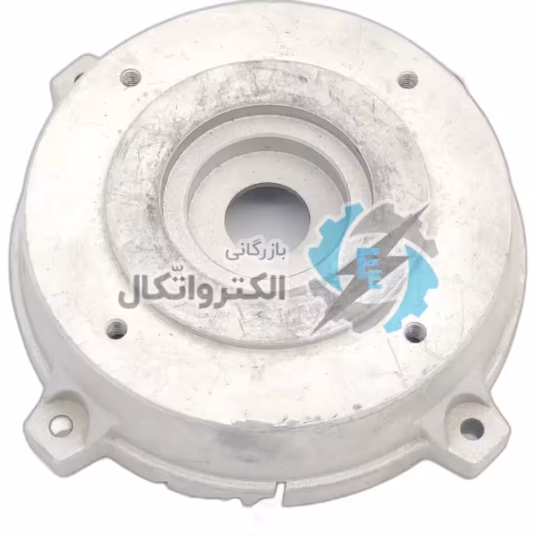فلنج الکتروموتور B14 تیپ 80 ایتال موتور MEC (قطر بلبرینگ 47mm قطرزه 130mm عمق چاله 16mm و 4گوشواره)