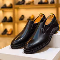 کفش چرم مردانه اسپرت کد SP011BK رنگی مشکی