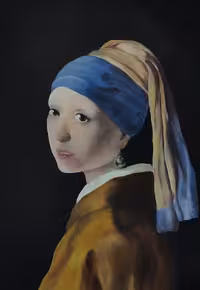 نقاشی/دختری با گوشواره‌ی مروارید